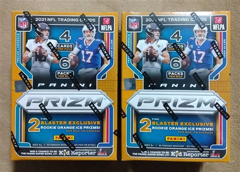 Panini Prizm Nfl Football Fanatics Exclusive Blaster Box Lot X