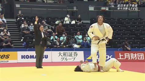 Nhkスポーツ On Twitter 【速報】全日本女子柔道選手権🥋 泉選手 相手の大内刈りを返して技あり 合わせ技で一本勝ち 初の準決勝