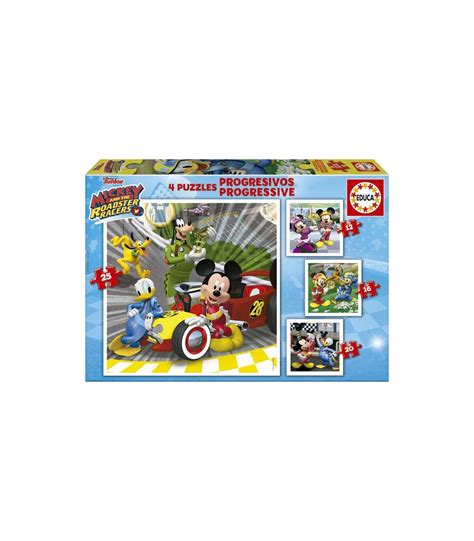 Puzzles Progresivos Mickey Y Los Super Pilotos Mickey Educa