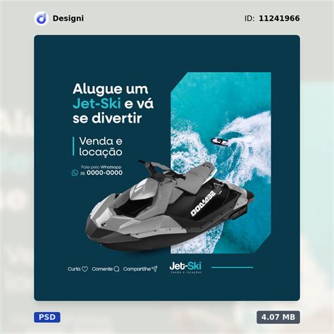 Social Media Aluguel E Venda De Jet Ski On Behance