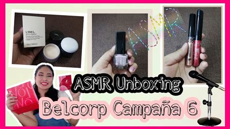 ASMR Unboxing Belcorp Campaña 6 Mi primer video ASMR My First