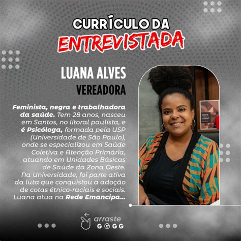 Vereadora Luana Alves Psol Preciso Dar Voz A Quem De Fato