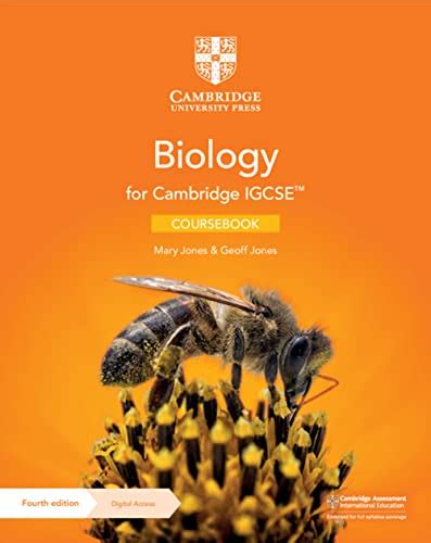 Cambridge Igcse Biology Coursebook With Digital Access Years