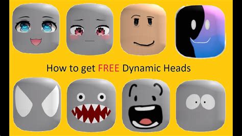 How To Get Latest FREE DYNAMIC HEADS On Roblox YouTube