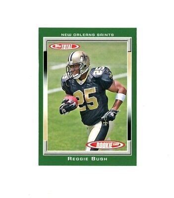 Topps Total Rookie Reggie Bush Rc Saints Rb Usc See Ebay