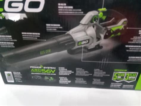 Ego Power 56 Volt 615 Cfm 170 Mph Battery Handheld Leaf Blower 2 5 Ah