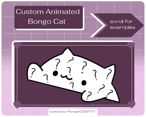 Custom Bongo Cat Emote Vtuber Twitch Youtube Bongo Cat Etsy Uk