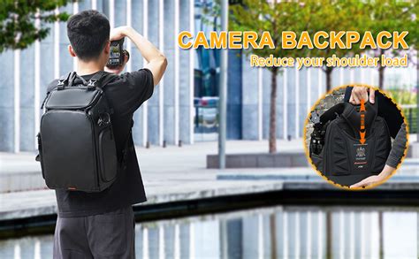 Besnfoto Camera Backpack Small Waterproof Camera Bag For Dslr Slr