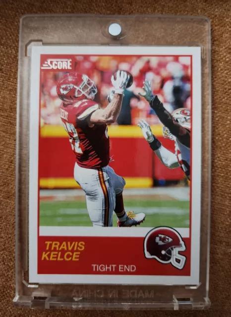 Travis Kelce Kansas City Chiefs Panini Score Football Card