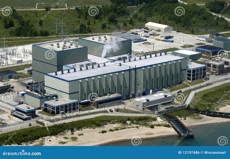 Modern Industrial Factory Plant With Aerial View Stock Photo Image Of