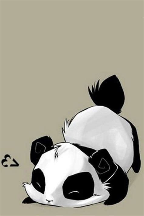 Panda Bear Anime Panda Boy - 640x960 Wallpaper - teahub.io