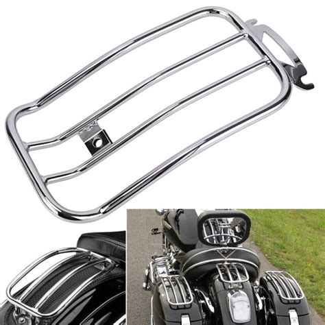 Rear Fender Solo Seat Carrier Luggage Rack For Harley Electra Glide