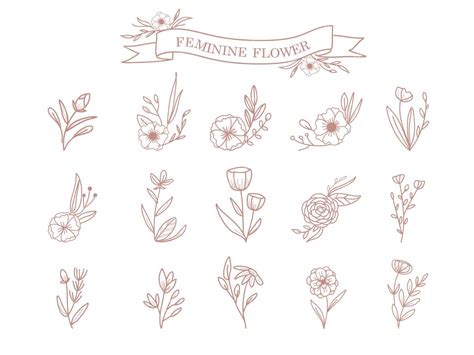 Premium Vector Flower And Leaves Ornament