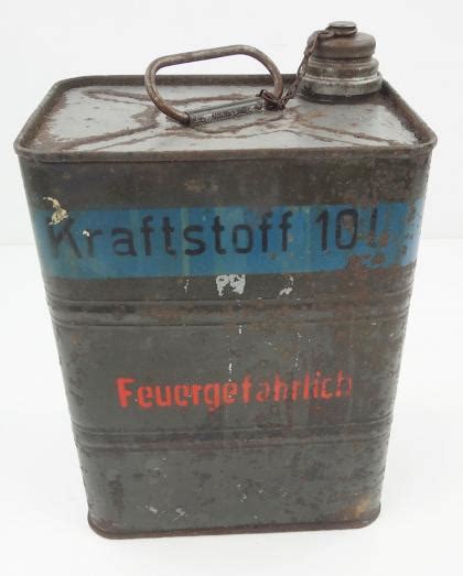 Imcs Militaria Wehrmacht Kraftstoff Fuel Canister Jerrycan