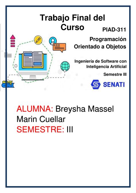 PIAD 311 Trabajofinal 1 PIAD Programación Orientado a Objetos