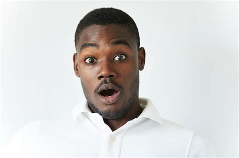 Free Photo African American Man In White T Shirt