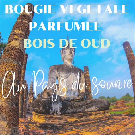 Bougie végétale parfumée bois de oud