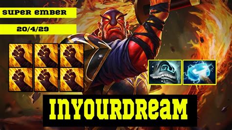 Inyourdream Ember Spirit Dota Pro Gameplay Youtube