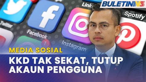 MEDIA SOSIAL 197 Kandungan Langgar Etika Diturunkan Sepanjang Januari