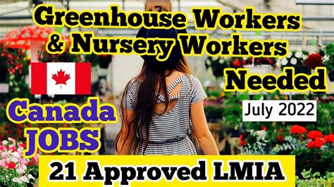 Greenhouse Workers Jobs In Canada 2022 21 Approved LMIA Farming