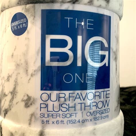 The Big One | Bedding | The Big One Oversized Plush Throwblanket 5ft X ...