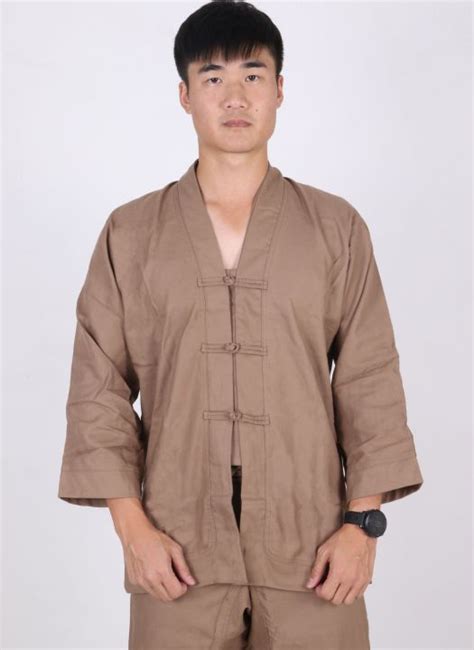 ชดคอจนพรเมยม ชดมวยจน ชดมอฮอมคอจน ผาฝาย Unisex taichi