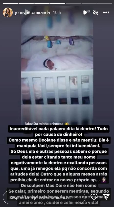 A Fazenda M E De Bia Miranda Desmente Acusa O Chocante Da Filha