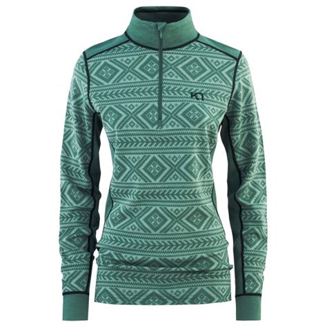 Kari Traa Floke Half Zip Merino Base Layer Womens Buy Online