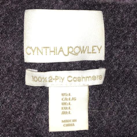 Cynthia Rowley Ply Cashmere Grey With Depop