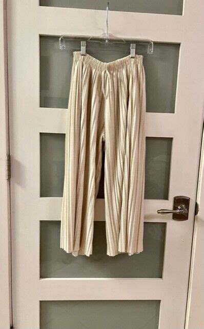 Zara Baggy Pants For Girls Cream Size 10 Ebay