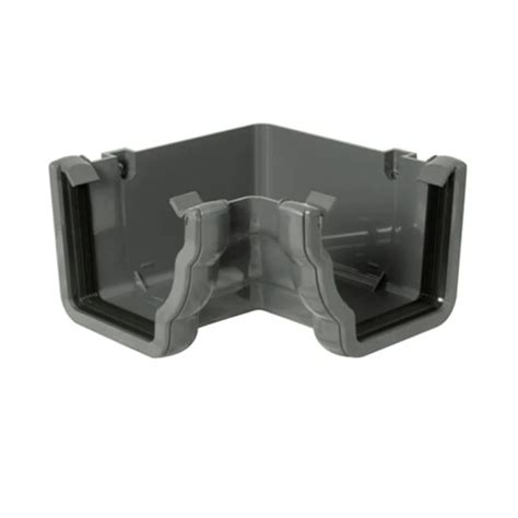 Floplast Niagara Ogee 110mm Gutter Internal Angle 90 Deg Anthracite RAN1AG