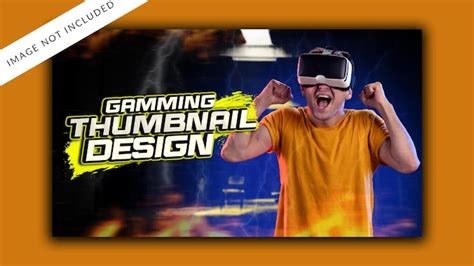 Premium Psd Youtube Thumbnail Design Template Psd