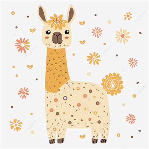 Clipart Fofo De Lhama E Doodle PNG Lama Lhama Alpaca PNG Imagem