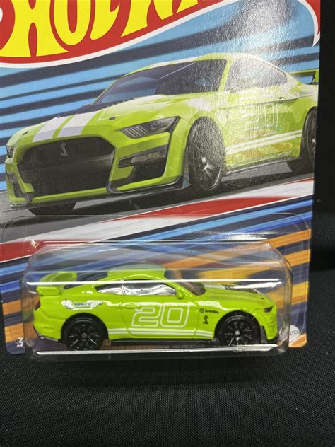 2022 Hot Wheels 2020 Ford Mustang Shelby Gt500 Green Themed Exotics