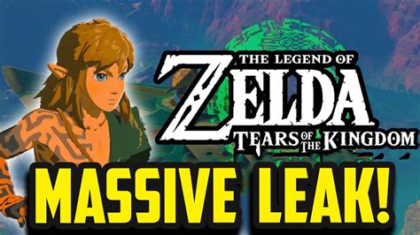 Zelda Tears Of The Kingdom Leaked Information Youtube