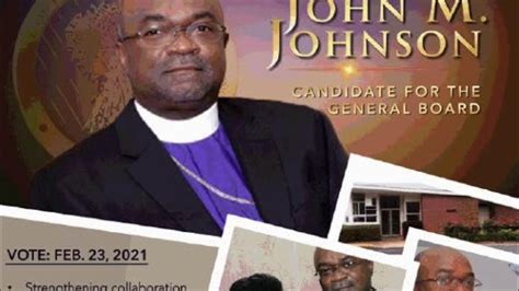 Vote Bishop John Mark Johnson For Cogic General Board Youtube