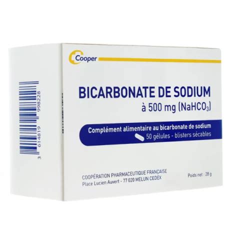 Cooper Bicarbonate De Sodium Mg