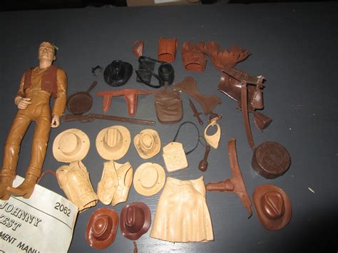 Vintage 1960s Marx Johnny West Action Figure Accessories Lot Cowboy Ebay