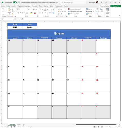 Plantillas De Excel Gratis Para Crear Calendarios 60 Off