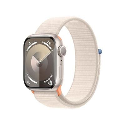 Apple Watch Series 9 GPS 41 mm Boîtier en aluminium Stellaire avec