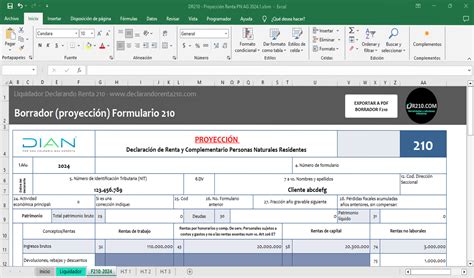 Liquidador De Proyecci N De Impuesto De Renta Pn Ag Dr