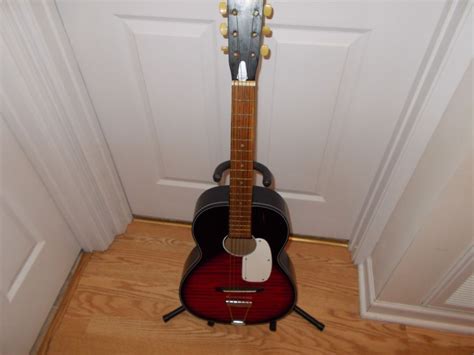 A Vintage Kingston Parlor Guitar With Steel Reinforced Neck Acoustic Guitar For Sale Guitar