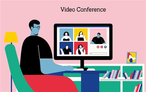 Images De Visioconference Illustration T L Chargement Gratuit Sur Freepik