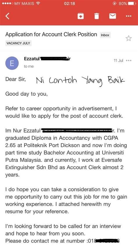 13 Contoh Cover Letter Pelbagai Bidang