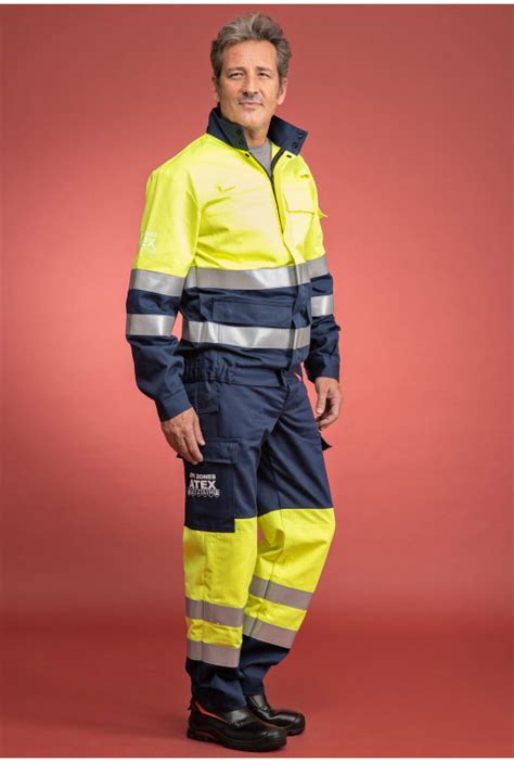 Atex High Visibility Multi Hazard Trousers Fluo Yellow Dmd France