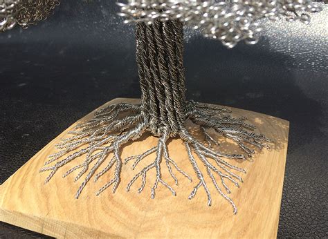 Artist Turns Single Strands Of Wire Into Elaborate Tree Sculptures Art Sheep