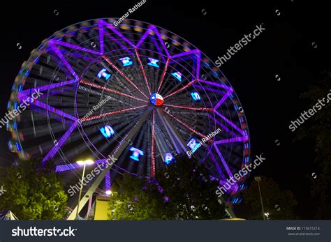 Texas Star Ferris Wheel At The Texas State Fair Stock Photo 115615213 ...