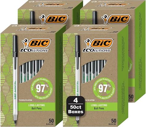 BIC Devrim Yuvarlak Stic Tükenmez Kalem 74 Geri Dönüştürülmüş Plastik