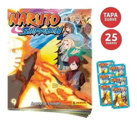 Colecci N Naruto Shippuden Lbum Tapa Suave Sobres Cuotas Sin