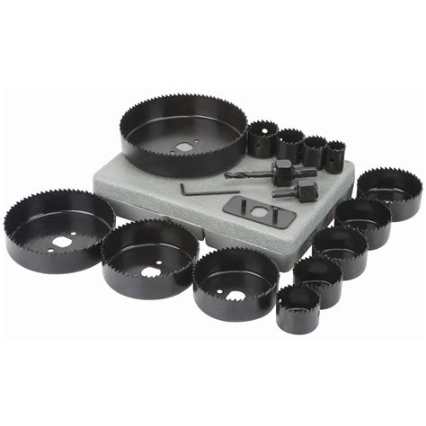 34 In 5 In Carbon Steel Hole Saw Set 18 Pc